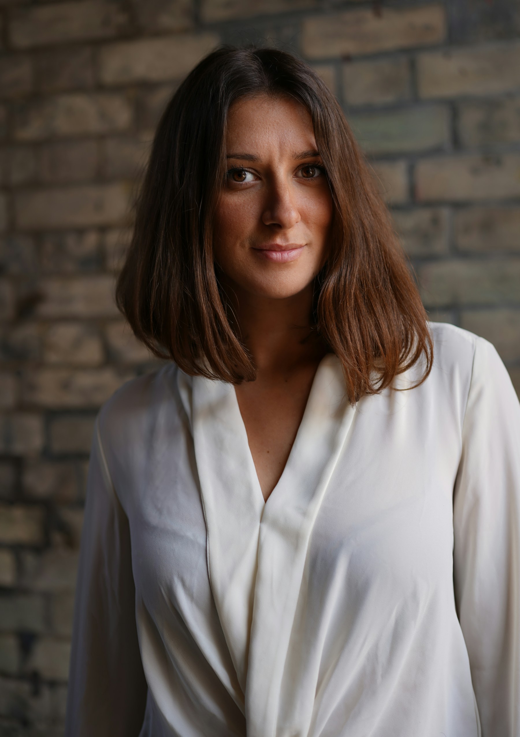 woman in white button up shirt